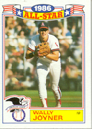 1987 Topps Glossy All-Stars Baseball Cards     013      Wally Joyner